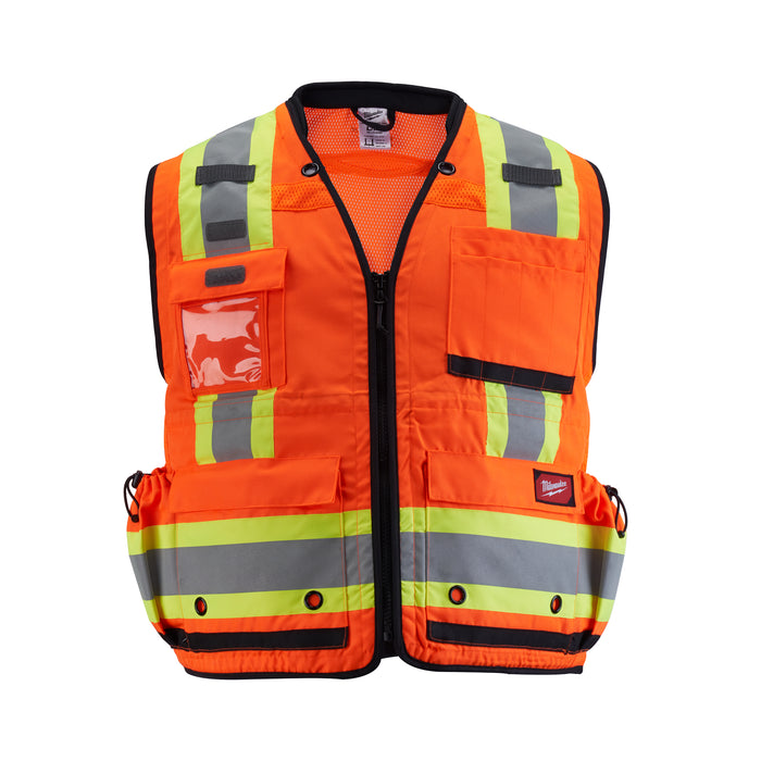 Milwaukee CL2 ORANGE SURVEYOR'S VEST-L/XL 48-73-5166