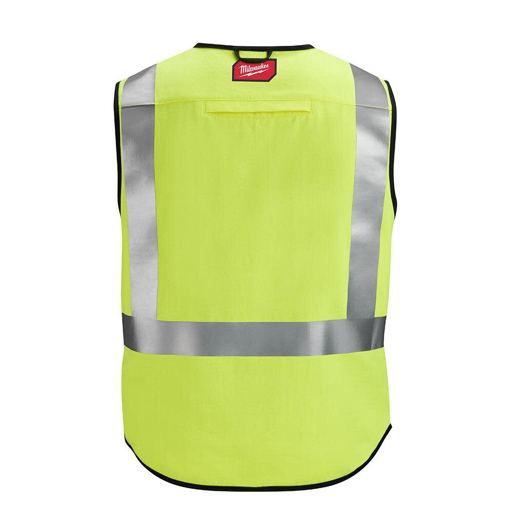 MILWAUKEE AR/FR Cat. 1 Class 2 High Visibility Yellow Safety Vest