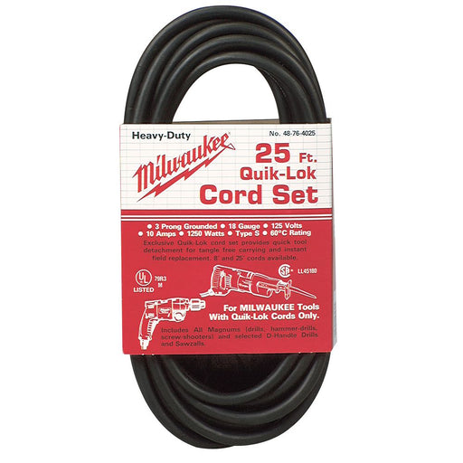 25' Quik-Lok Cord