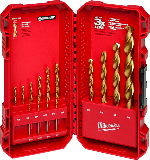 MILWAUKEE 14 PC. THUNDERBOLT® Titanium Drill Bit Set