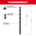 5/32" Thunderbolt Black Oxide