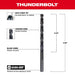 13/64" Thunderbolt Black Oxide