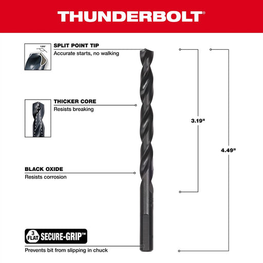 5/16 In. Thunderbolt Black Oxide