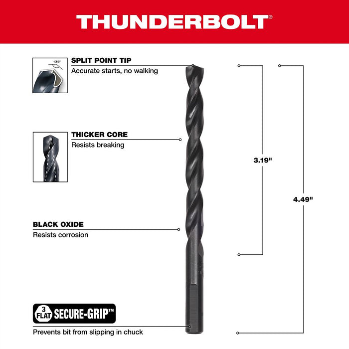 5/16 In. Thunderbolt Black Oxide