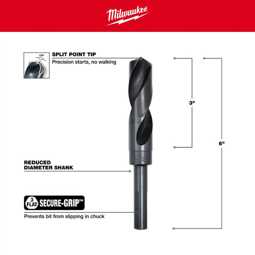 7/8" S&D Black Oxide Bit