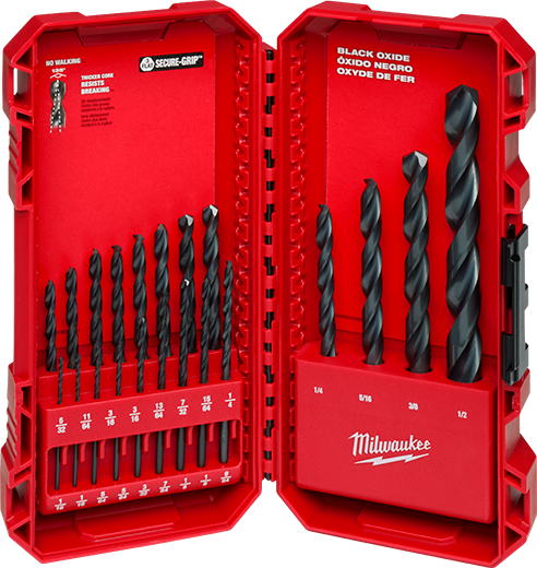 MILWAUKEE 21 PC. THUNDERBOLT® Black Oxide Drill Bit Set