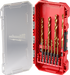 MILWAUKEE 10 PC. SHOCKWAVE IMPACT DUTY™ RED HELIX™ Titanium Drill Bit Set