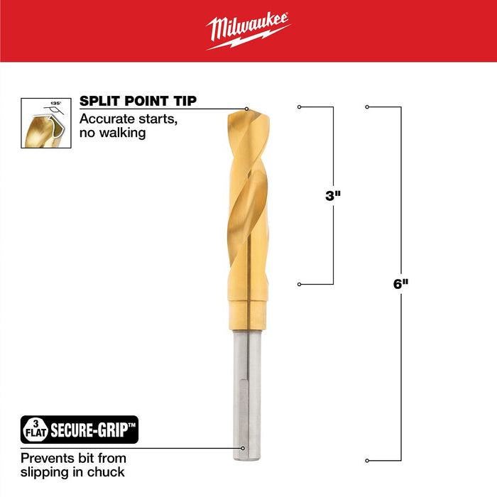 3/4 In. TiN Silver & Deming Bit