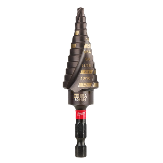 MILWAUKEE 3/16" - 7/8" SHOCKWAVE™ IMPACT DUTY™ Step Bit