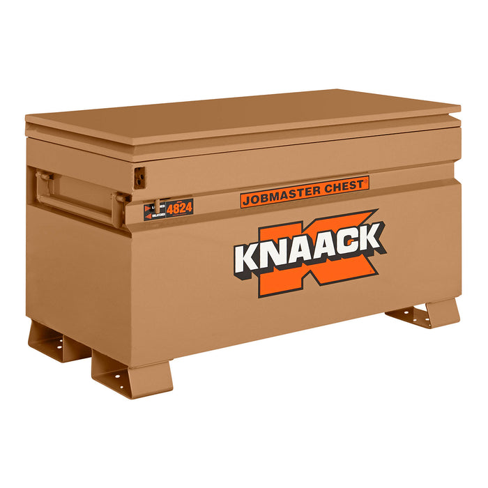 KNAACK Model 4824-KL JOBMASTER Chest, 16 cu ft, 48 in L x 24 in W x 23 in H, 16-Gauge Steel, WATCHMAN IV Lock, incl. KNAACK Padlock