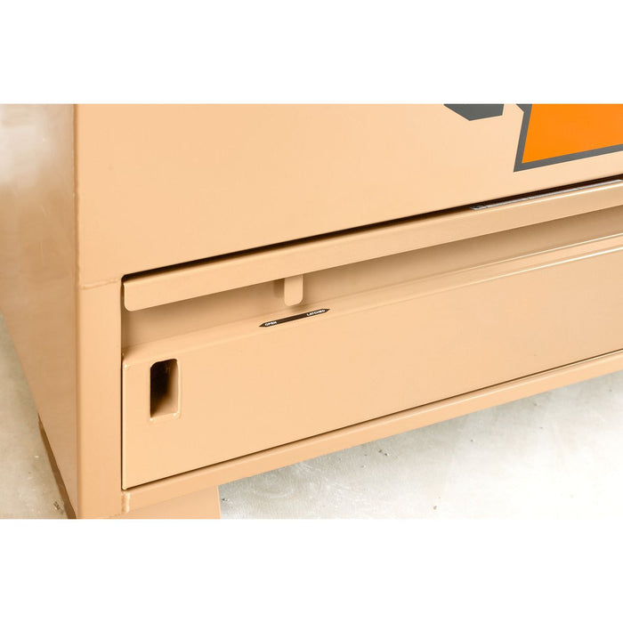 KNAACK Model 4830-D-KL JOBMASTER Chest w/ Junk Trunk Locking Drawer, 17 cu ft, 48 in L x 30 in W x 35 in H, 16-Gauge Steel, incl. 2 KNAACK Padlocks