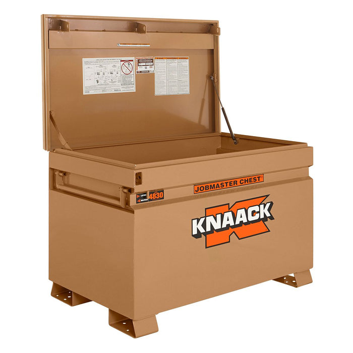 KNAACK Model 4830-KL JOBMASTER Chest, 25.25 cu ft, 48 in L x 30 in W x 29 in H, 16-Gauge Steel, WATCHMAN IV Lock, incl. KNAACK Padlock