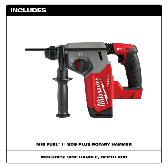 MILWAUKEE M18 FUEL™ 1" SDS PLUS Rotary Hammer (Tool Only)