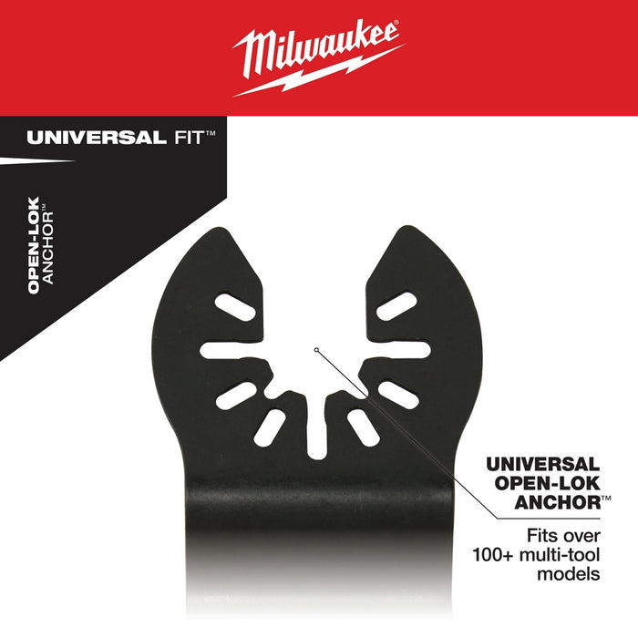 Raspador MILWAUKEE OPEN-LOK™ rígido de 2" y flexible de 2", 2 piezas. Paquete variado