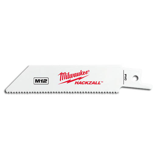 MILWAUKEE 4" HACKZALL™ PVC / Plastic Blade (5 PACK)