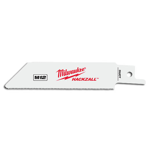 MILWAUKEE 4" HACKZALL™ Duct / Sheet Metal Blade (5 PACK)