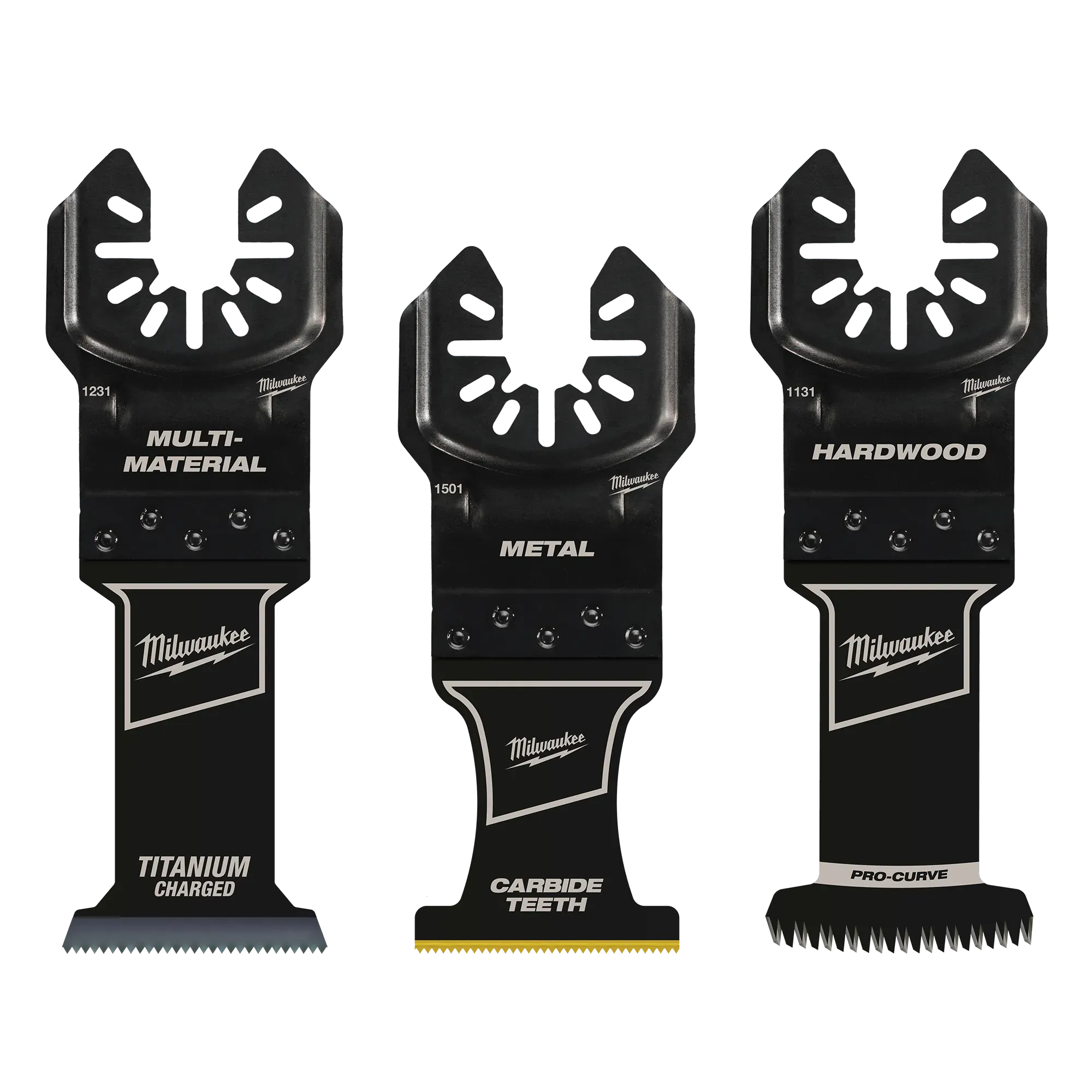 16-Piece Titanium Coated Bimetal Oscillating Tool Blade Set – Heat Resistant, Wide Multi-Tool Cutter Kit For Wood, Metal, Nails, And Flooring
