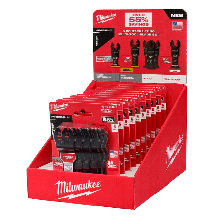 Milwaukee Tools OPEN-LOK 6PC ASSORTMENT 49-10-9116