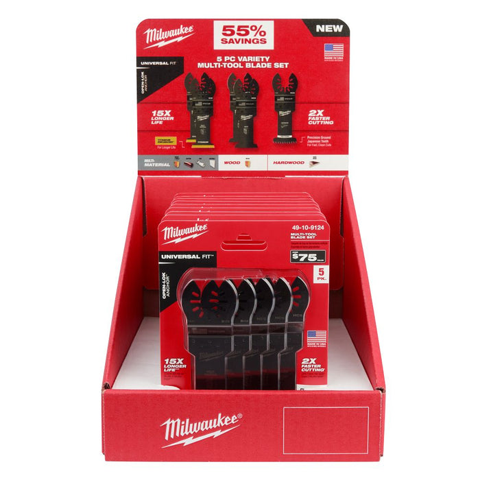 Milwaukee Tools OPEN-LOK 5PC Variety Set 49-10-9124