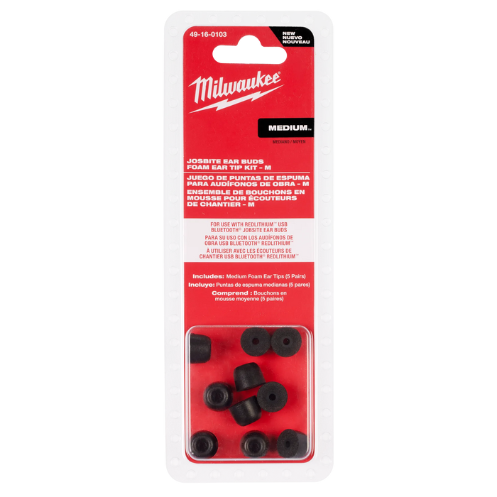 MILWAUKEE Jobsite Ear Buds Ear Tip Kit