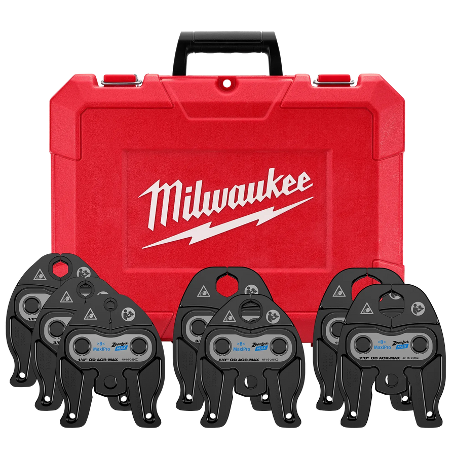 MILWAUKEE 1/4” - 1-1/8” ZOOMLOCK® MAX Press Jaw Kit For M12™ FORCE LOGIC™ Press Tools