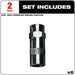 High Pressure Coupler 2-Pack