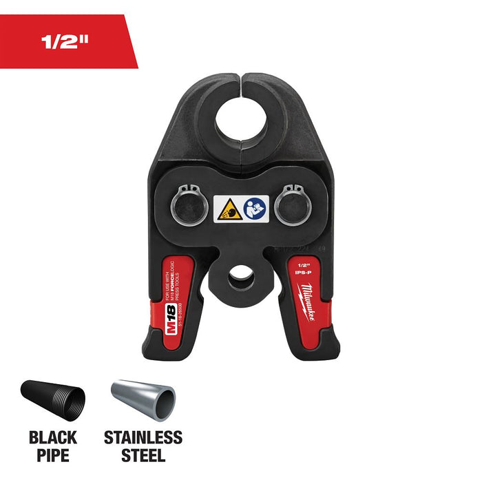 1/2 In. Black Iron Press Jaw