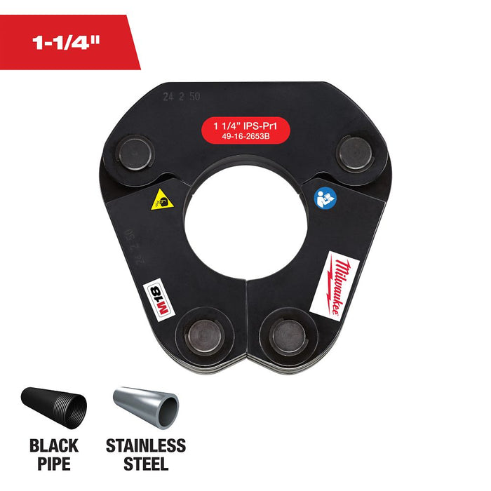 1 1/4 In. Black Iron Press Ring