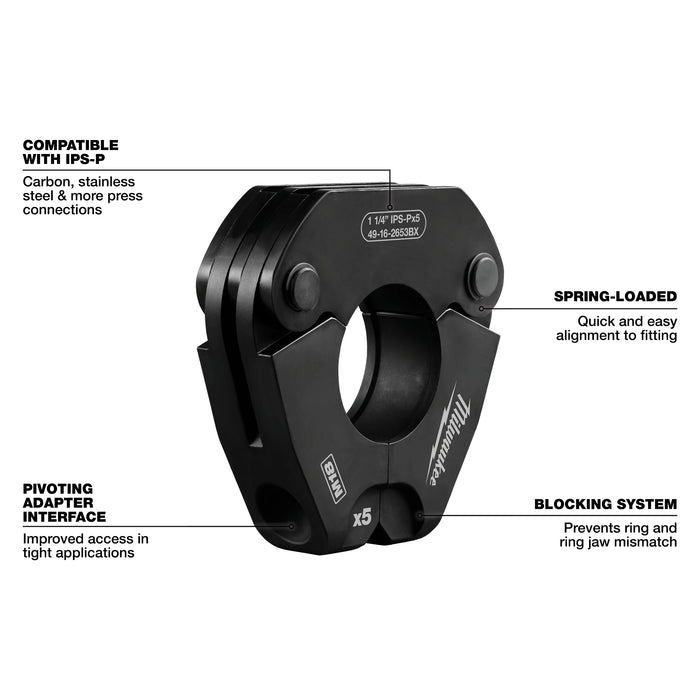 Milwaukee 1/2-2 IPSP Piv Jaw Kit M18 Press 49-16-2683