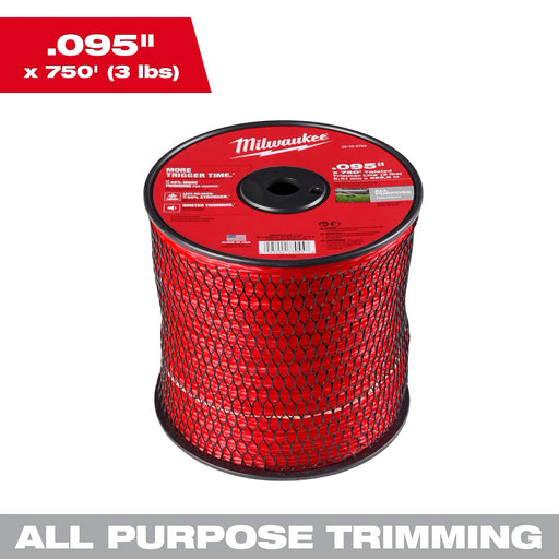 MILWAUKEE .095" X 750’ Twisted Trimmer Line