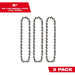 MILWAUKEE 8" 3/8" LOW PROFILE™ Pitch, .043" Gauge Saw Chain (3 PACK)