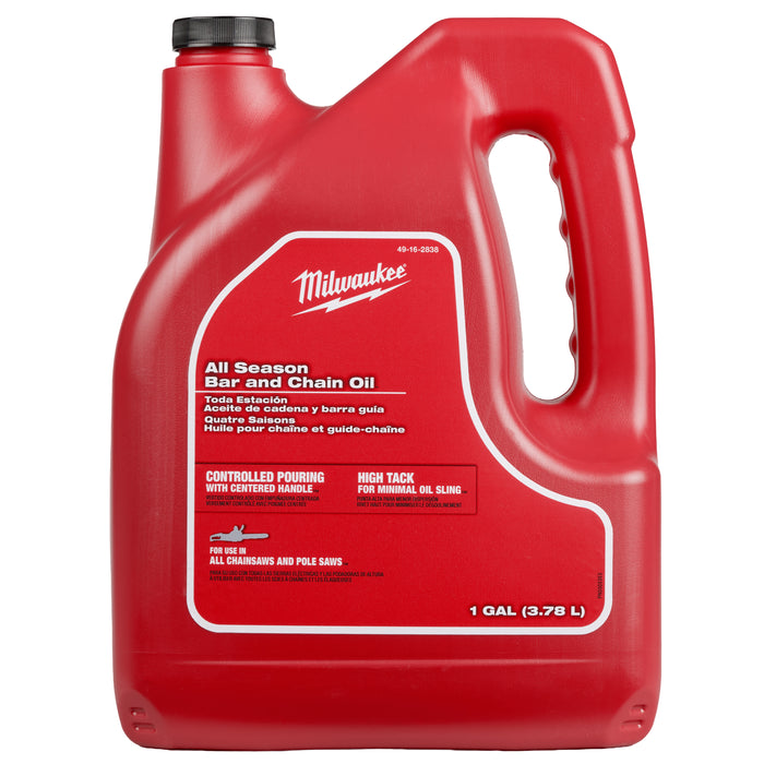 Milwaukee Tools 1 Gallon All Season Bar and Chain Oil