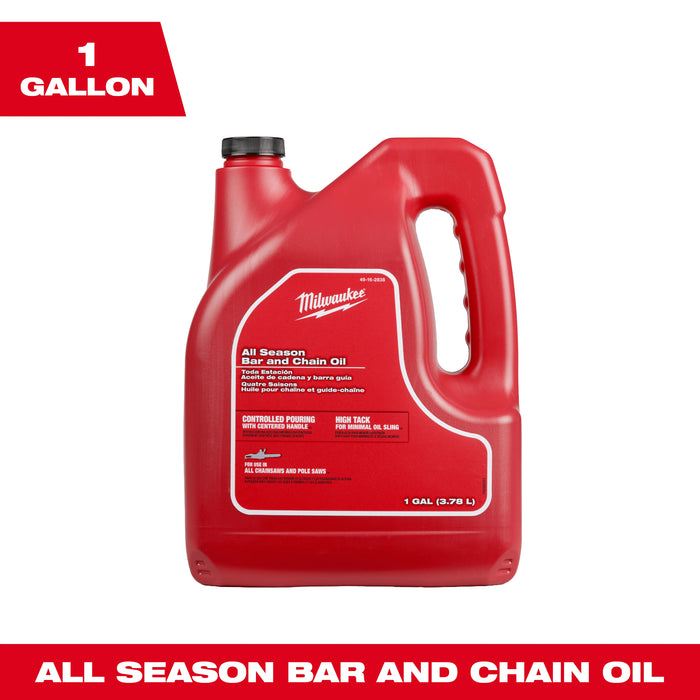 Milwaukee Tools 1 Gallon All Season Bar and Chain Oil