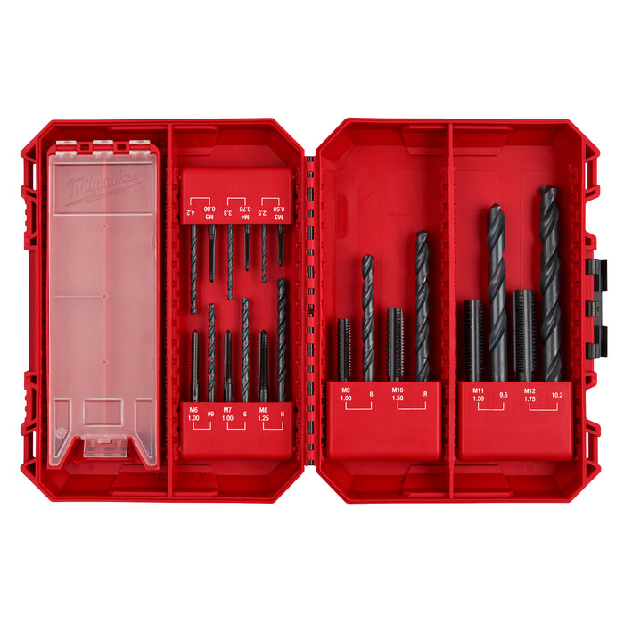 Milwaukee 20PC Metric Tap & Drill Bit Set