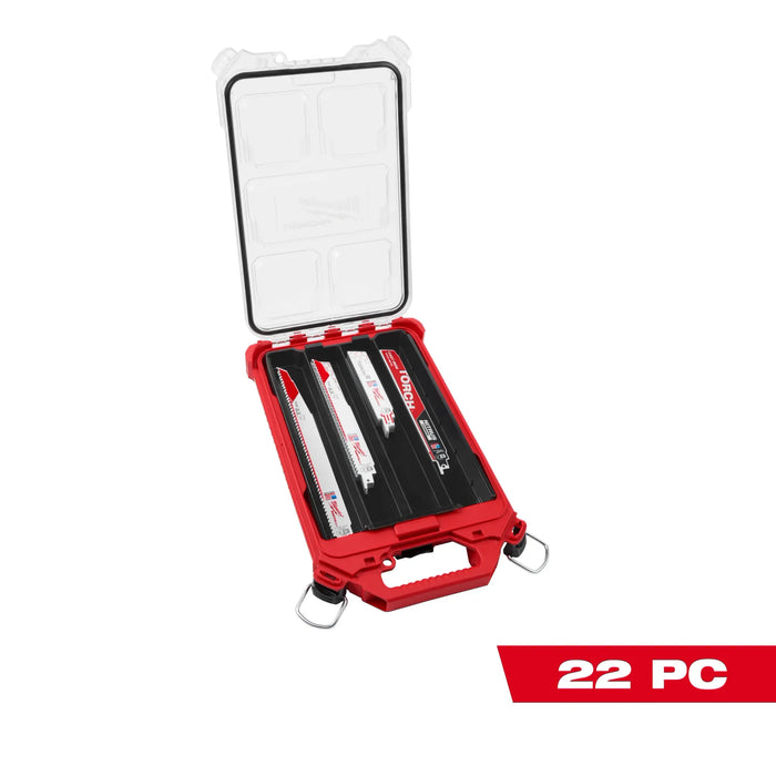 MILWAUKEE 22 PC. SAWZALL® Blade PACKOUT™ Kit