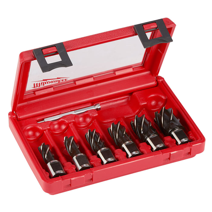 Milwaukee 6-Piece HSS Annular Cutter Set 49-22-8400