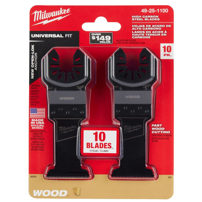 Milwaukee Tools 1-3/8" HCS WOOD BLD 10PK 49-25-1100