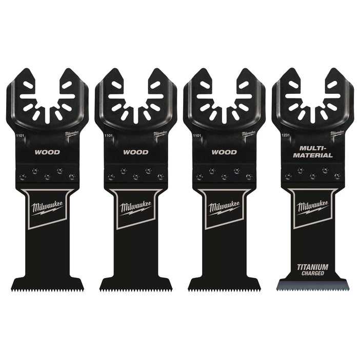 Milwaukee Tools 1-3/8" HCS WD BLD 3PK + 1BIM BLD 49-25-1103W