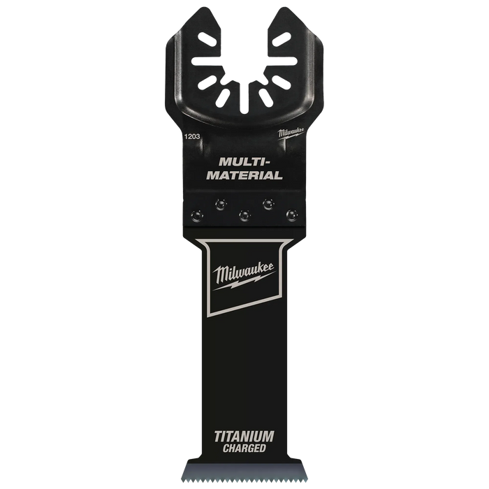 MILWAUKEE 1-1/4" Universal Fit OPEN-LOK™ TITANIUM CHARGED™ Bi-Metal Multi-Material Blade