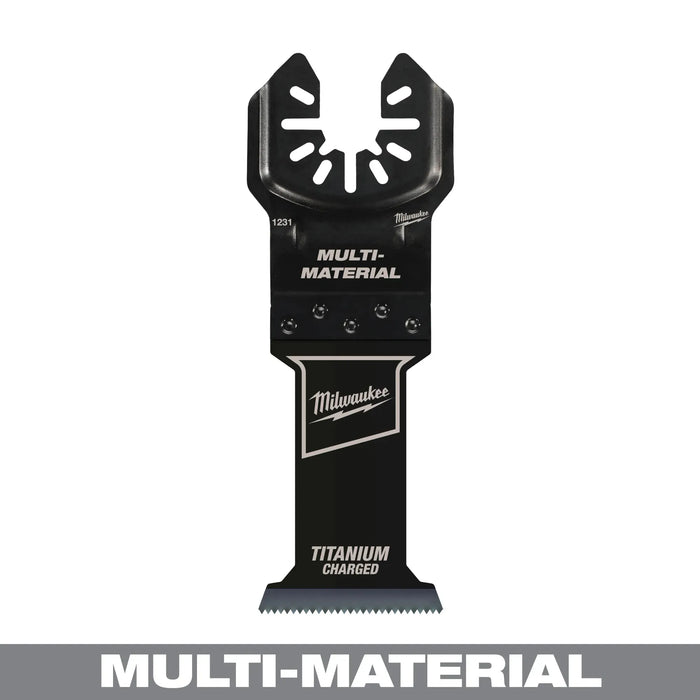 MILWAUKEE 1-3/8" Universal Fit OPEN-LOK™ TITANIUM CHARGED™ Bi-Metal Multi-Material Blades