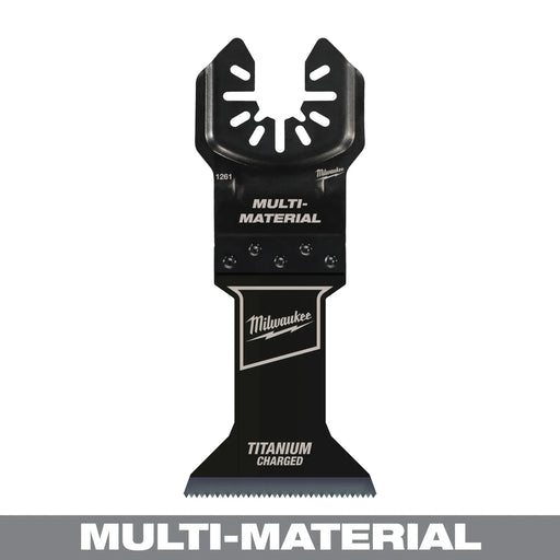 MILWAUKEE 1-3/4" Universal Fit OPEN-LOK™ TITANIUM CHARGED™ Bi-Metal Multi-Material Blades