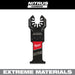 MILWAUKEE NITRUS CARBIDE™ Extreme Materials Universal Fit OPEN-LOK™ Multi-Tool Blade