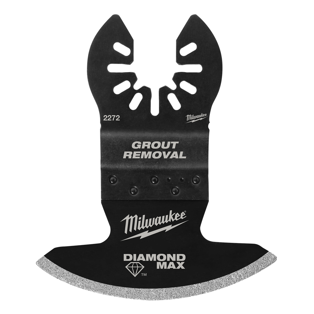 MILWAUKEE Universal Fit OPEN-LOK™ Diamond MAX™ Diamond Grit Grout Removal Multi-Tool Blade