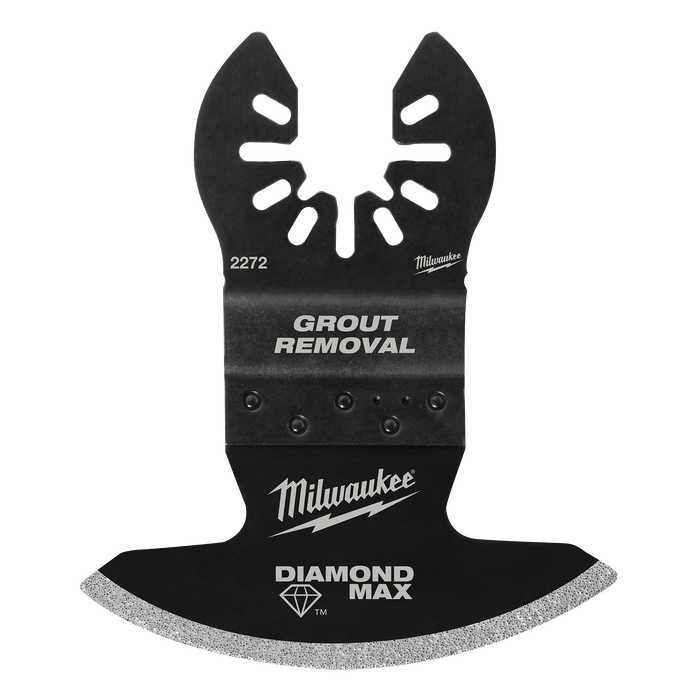 MILWAUKEE Universal Fit OPEN-LOK™ Diamond MAX™ Diamond Grit Grout Removal Multi-Tool Blade