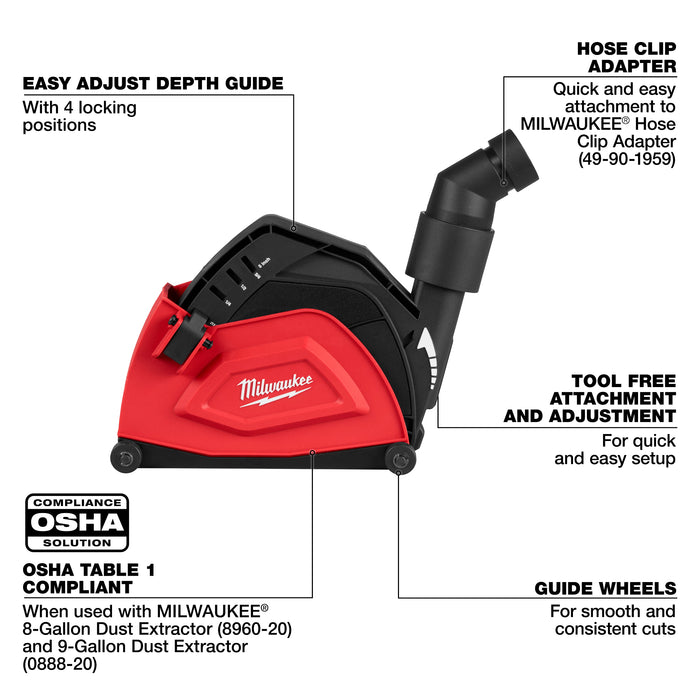 Milwaukee Cutting Dust Shroud 49-40-6205