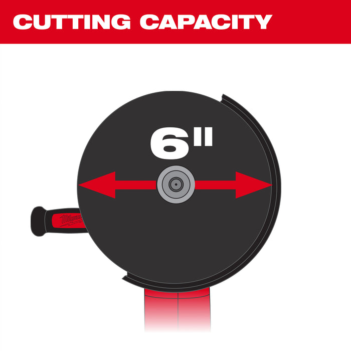 Milwaukee 6" ANGL GNDR CUTTING SGRD 49-40-6215