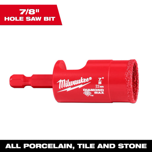 MILWAUKEE DIAMOND MAX™ 7/8" Hole Saw Bit