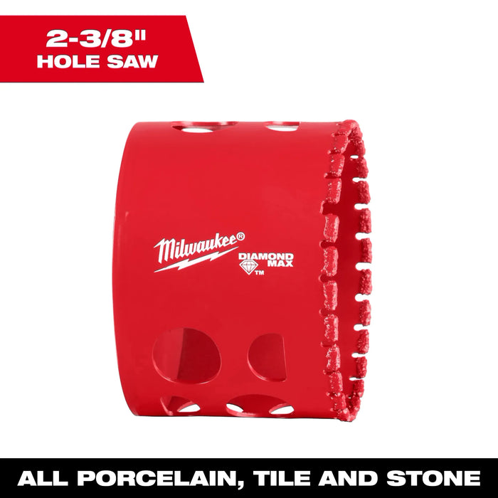 MILWAUKEE 2-3/8" DIAMOND MAX™ Hole Saw Cup