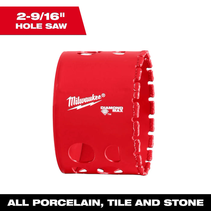 MILWAUKEE 2-9/16" DIAMOND MAX™ Hole Saw Cup