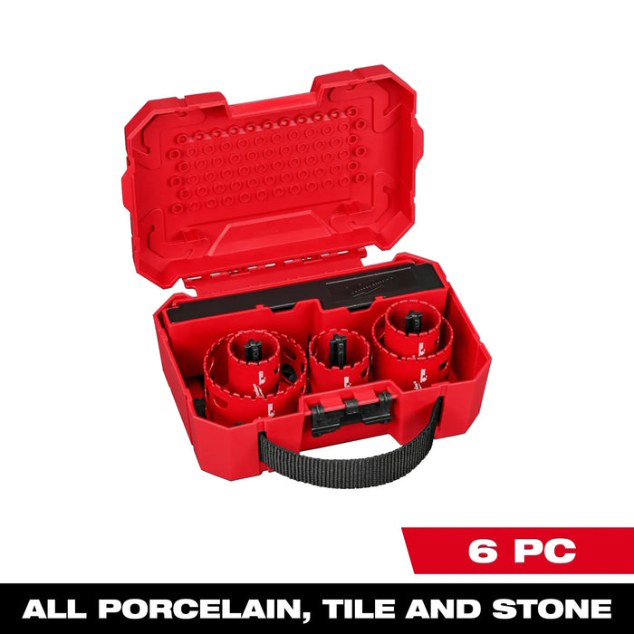 MILWAUKEE 6 PC. DIAMOND MAX™ Hole Saw Set